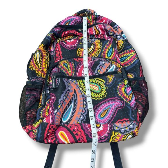 Vera Bradley Lighten Up Essential Backpack in Twilight Paisley Pattern School main image 8